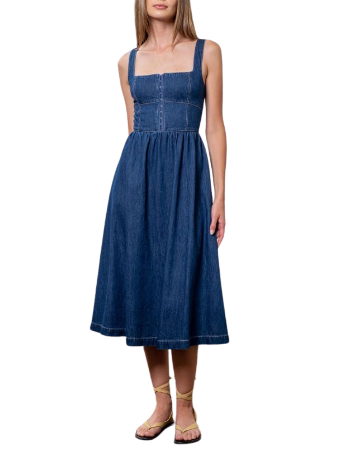 denim midi dresses for women Denim Midi Dress – The RiverLane
