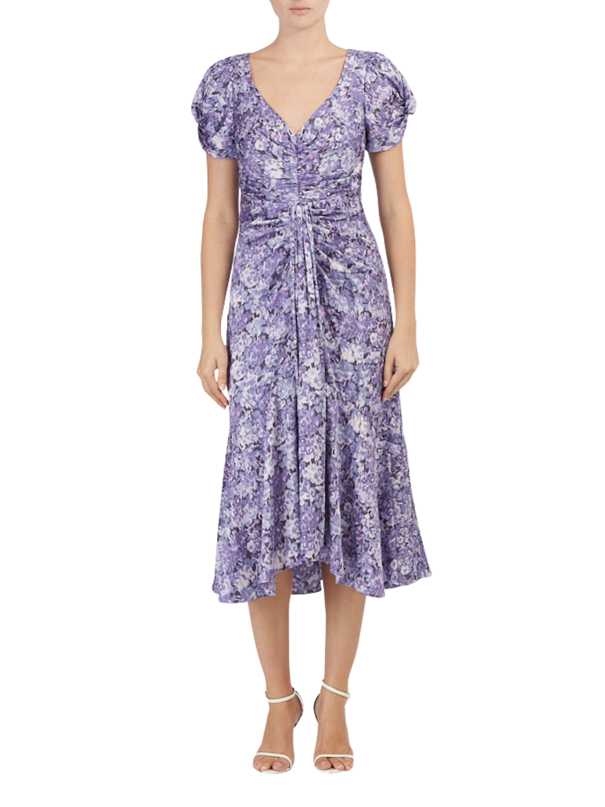 Painted Hydrangea Walker Dress The RiverLane Painted Hydrangea Walker Dress The RiverLane