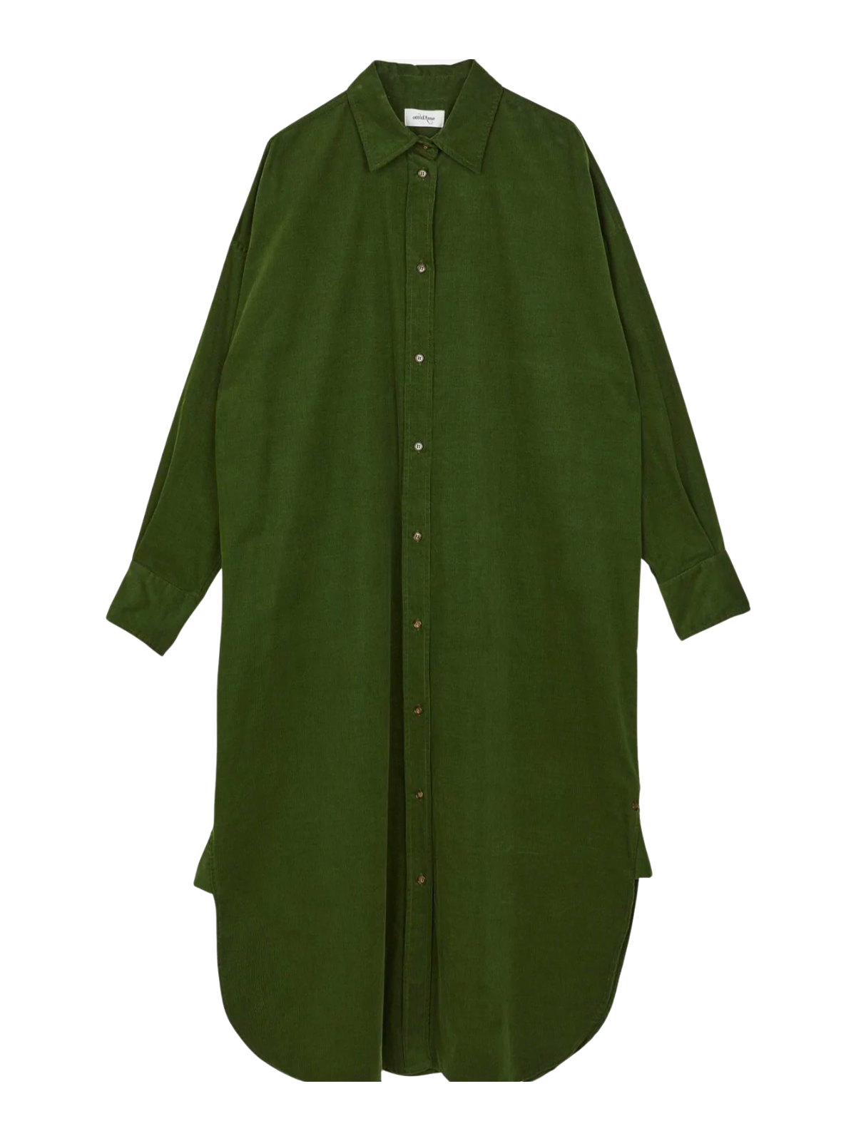 Ribbed Velvet Shirt Dress The RiverLane Ribbed Velvet Shirt Dress The RiverLane
