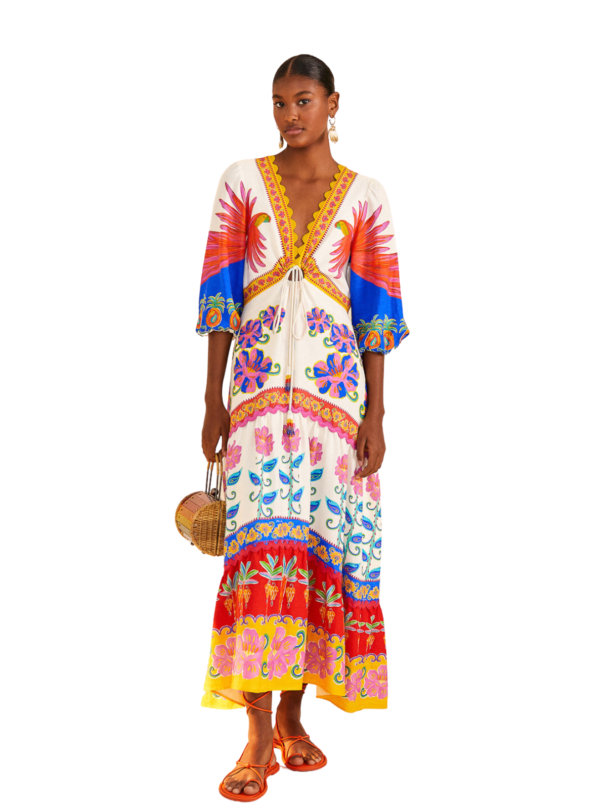 farm rio vivid garden maxi dress Farm Rio