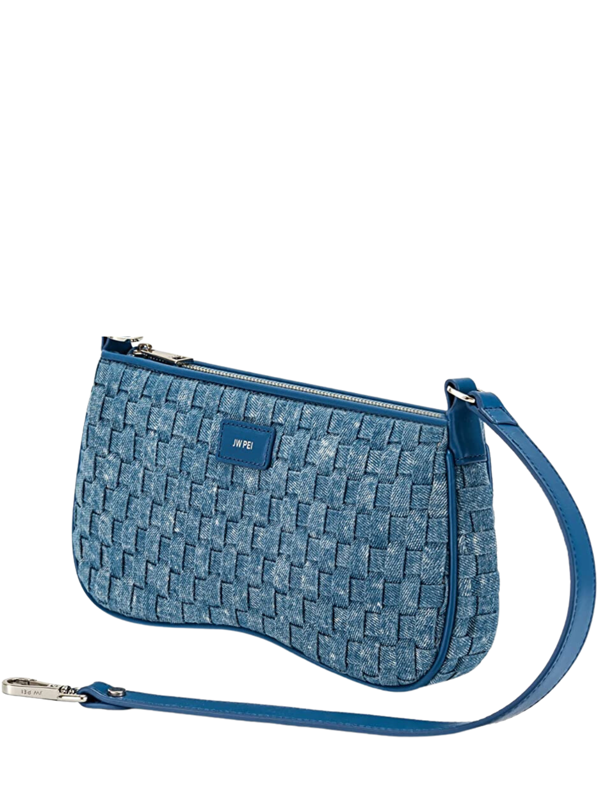 Blue Denim Weave Eva Shoulder Handbag – The RiverLane Blue Denim Weave Eva Shoulder Handbag – The RiverLane