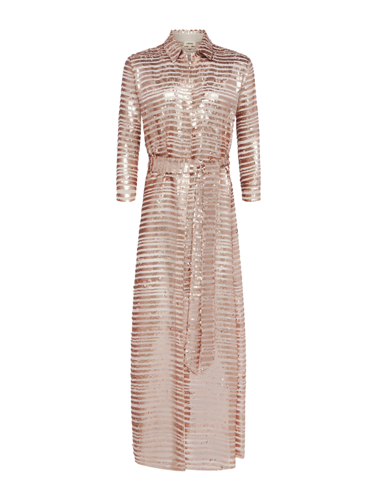 l'agence cameron long shirt dress L'AGENCE Cameron Silk Long Shirt Dress