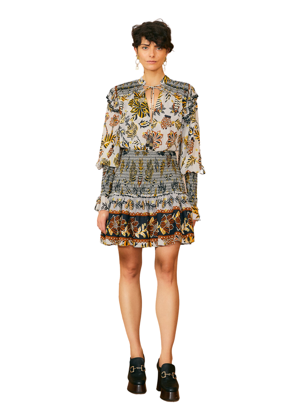 silver floral tapestry maxi dress Floral Tapestry Silver Mini Dress The RiverLane