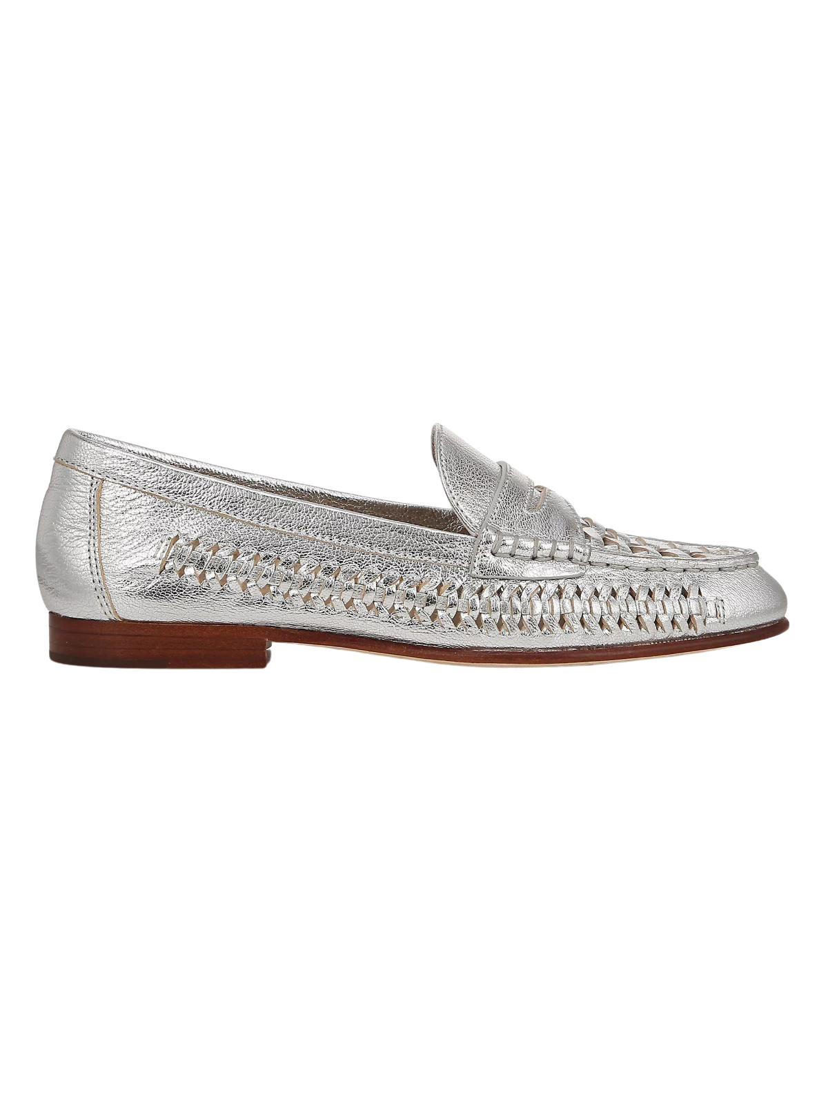 Silver studded loafers hotsell