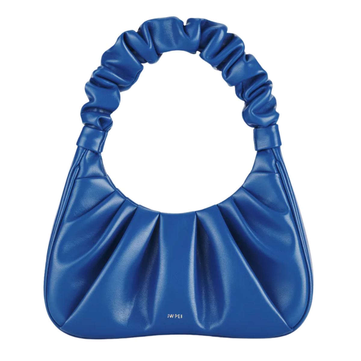 Classic Blue Gabbi Ruched Hobo Handbag – The RiverLane