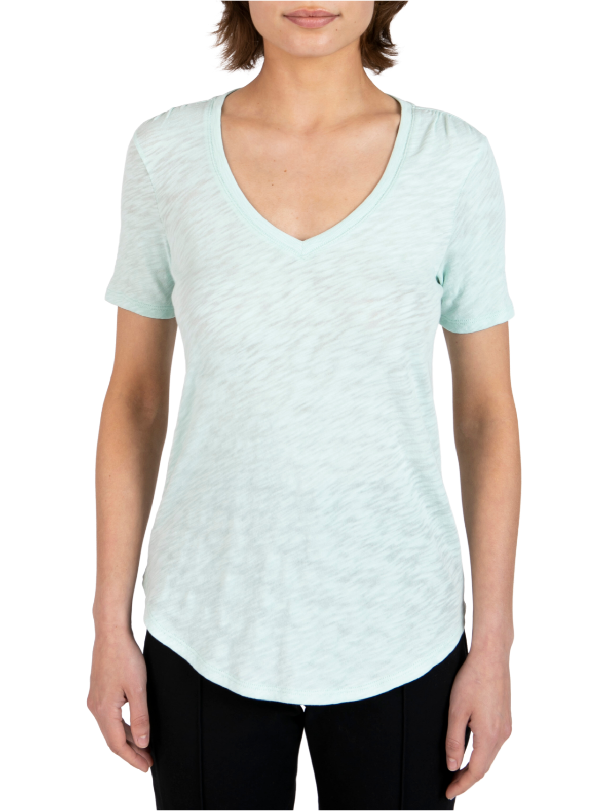 Slub Jersey Short Sleeve V-Neck Tee – The RiverLane