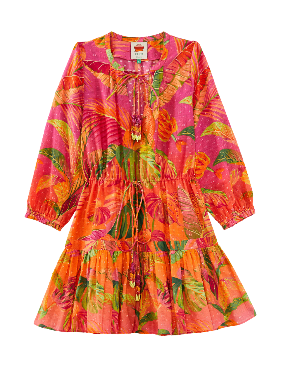 Ombre Forest Mini Dress The RiverLane Ombre Forest Mini Dress The RiverLane