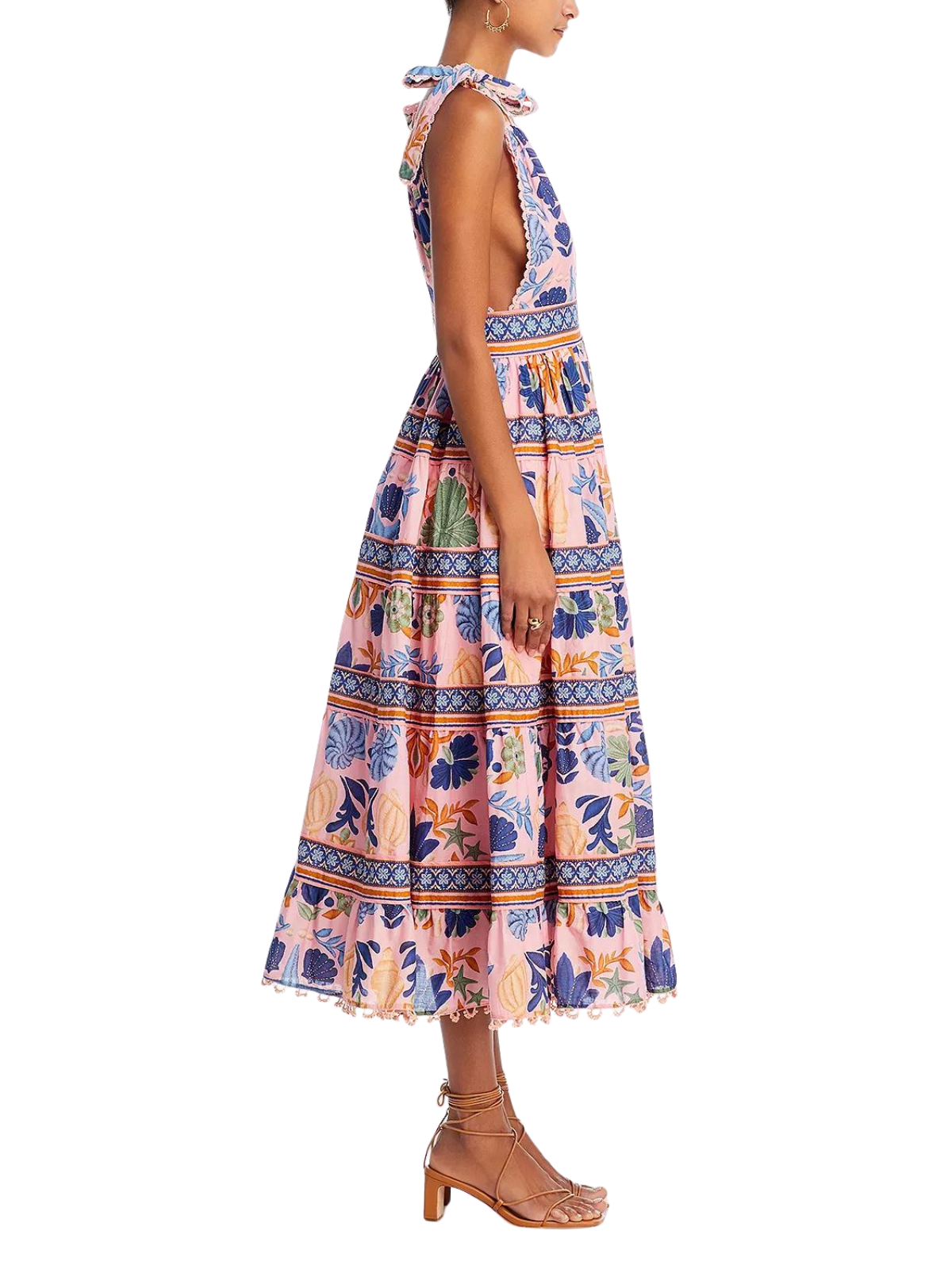 seashell strappy midi dress Seashell Cove Midi Dress Confte
