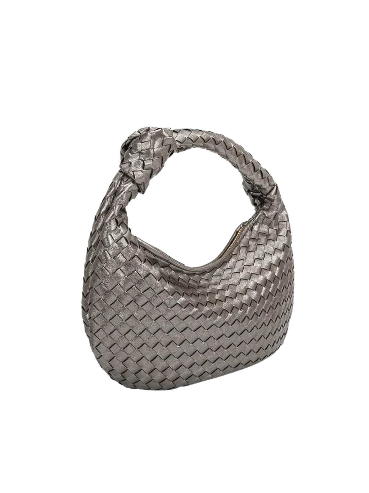 Pewter Drew Recycled Vegan Top Handle Bag The RiverLane