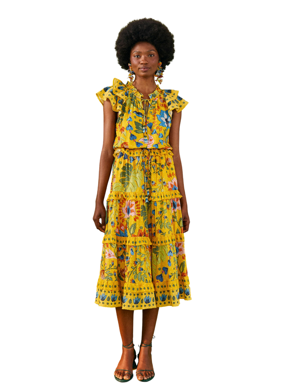 yellow summer garden maxi dress Hinvhai Women's Solid Color Sleeveless Crewneck Maxi Tank Dress Flattering Fit Casual Dress for Summer Yellow, Size: XL